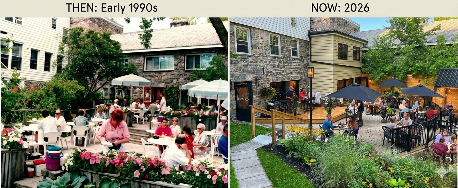Basilico Patio Before and After